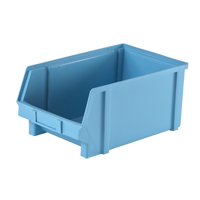 CONTENANT PLASTIBOX, BLEU, 12.8"LX 8.1" LAX6"H, 8-1/10" la, 6" h x 12-4/5" p, Bleu CD236 | Duraquip Inc