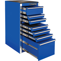 Armoire latérale série RX, 7 tiroirs, 19" la x 25" p x 39-1/4" h, Bleu TEQ496 | Duraquip Inc
