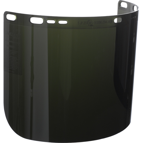 F50 Moulded Faceshield, Polycarbonate, 5.0 Tint Duraquip Inc