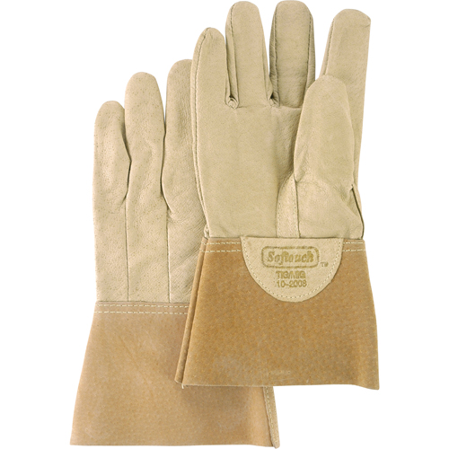 Gants de soudage Softouch, Cuir de porc, Taille Moyen Duraquip Inc