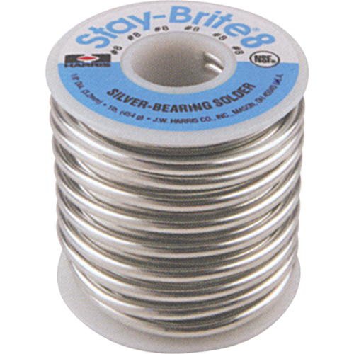 M&eacute;tal d'apport Stay-Brite 8, Sans plomb, 94 % d'&eacute;tain, 6 % d'argent, &acirc;me Plein, dia. 0,0625" Duraquip Inc