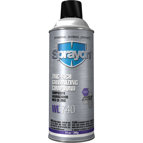 Compos&eacute; de galvanisation &agrave; haute teneur en zinc WL740, Canette a&eacute;rosol Duraquip Inc