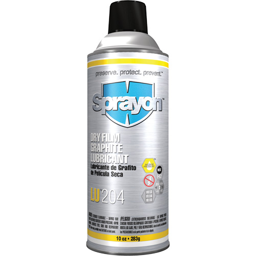 LU204 Dry Film Graphite Lubricant, Aerosol Can Duraquip Inc