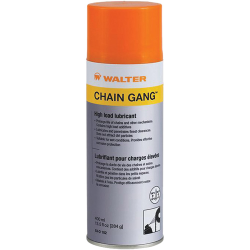 Chain Gang Lubricant, Aerosol Can Duraquip Inc