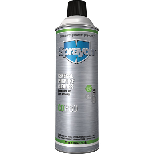 CD880 General Purpose Cleaner, Aerosol Can Duraquip Inc