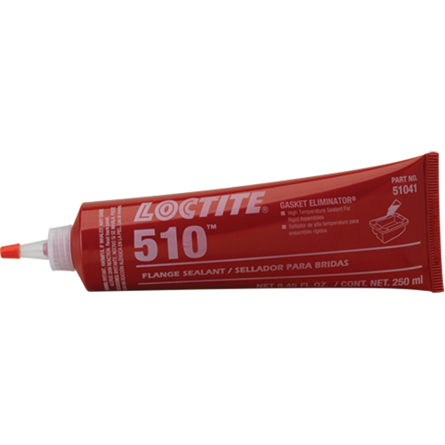 Flange Sealant 510 Gasket Eliminator High Temperature, Tube, Red Duraquip Inc