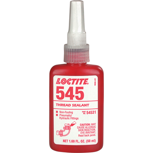 Scellant &agrave; filets 545 hydraulique/pneumatique, Bouteille, 50 ml, -54° C - 149° C/-65° F - 300° F Duraquip Inc