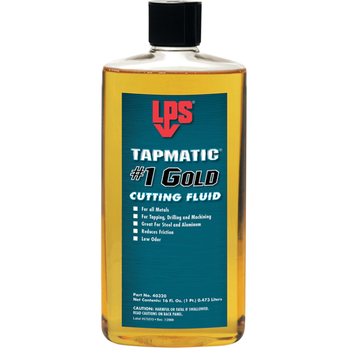 Liquides de coupe # 1 Gold de Tapmatic, 16 oz liq. Duraquip Inc