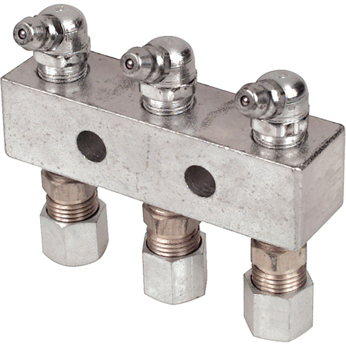 2-3/4" Long Header Block, 1/8" Thread Duraquip Inc