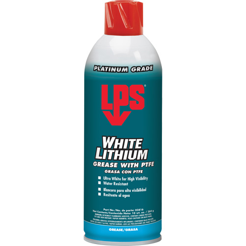 Graisse de Lithium blanche a/PTFE, Canette a&eacute;rosol Duraquip Inc