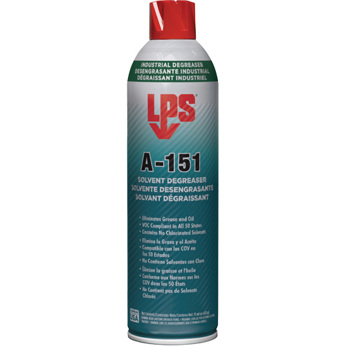Solvant & d&eacute;graissant A-151, Canette a&eacute;rosol Duraquip Inc