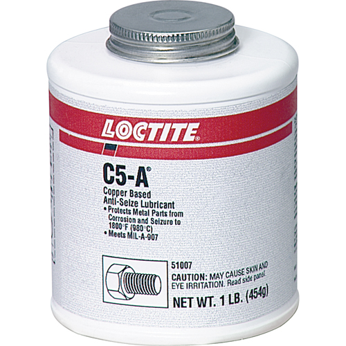 C5-A Copper Based Anti-Seize, 543 g., Brush Top Can, 1800°F (982°C) Max Temp. Duraquip Inc