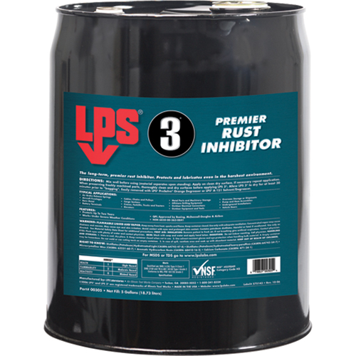 3&reg; Premier Rust Inhibitor, Pail Duraquip Inc
