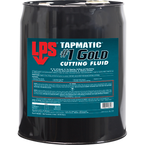 Liquides de coupe # 1 Gold de Tapmatic, 5 gal. Duraquip Inc