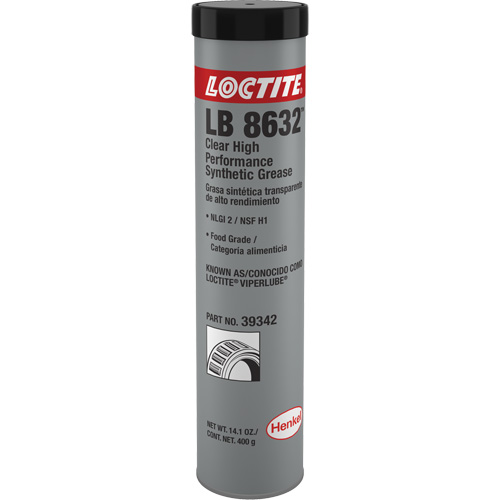ViperLube&reg; High Performance Synthetic Grease, 400 g, Cartridge Duraquip Inc