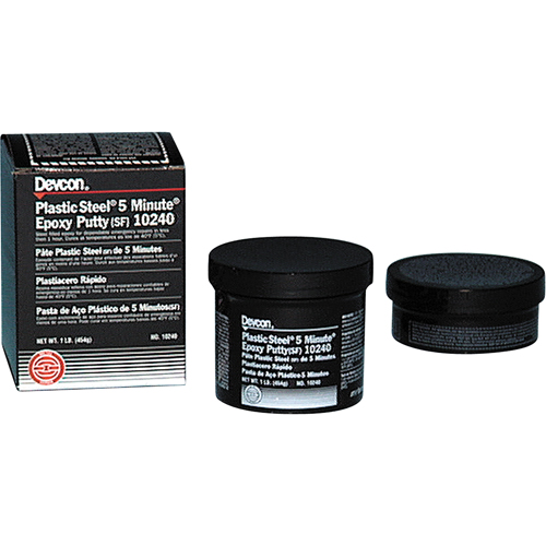Plastic Steel&reg; 5 Minute&reg; Putty, 1 lb., Tub Duraquip Inc