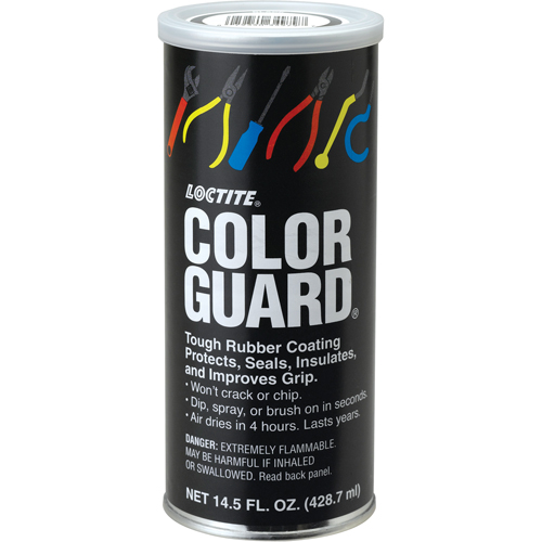 Rev&ecirc;tement de caoutchouc robuste Color Guard, Rouge, 14,5 oz liq., Canette Duraquip Inc