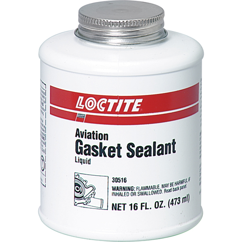 Aviation Gasket Sealant, Brush Can, Brown Duraquip Inc