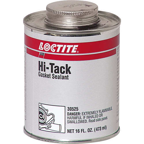Hi-Tack Gasket Sealant, Brush Can, Red Duraquip Inc