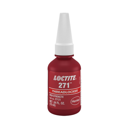 Compos&eacute; de blocage 271, Rouge, &eacute;lev&eacute;, 10 ml, Bouteille Duraquip Inc