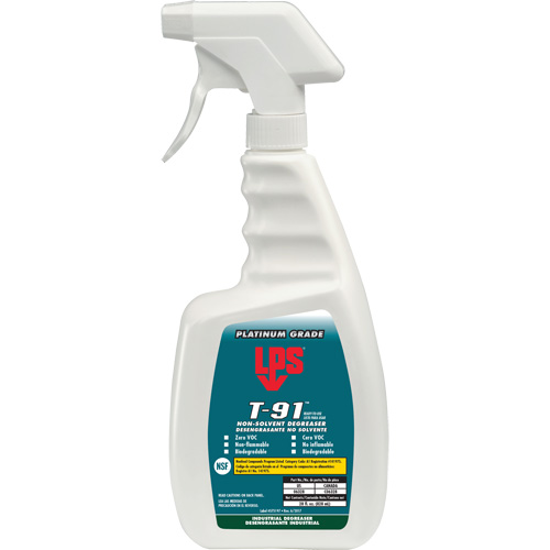 T-91 Non-Solvent Degreaser, Trigger Bottle Duraquip Inc