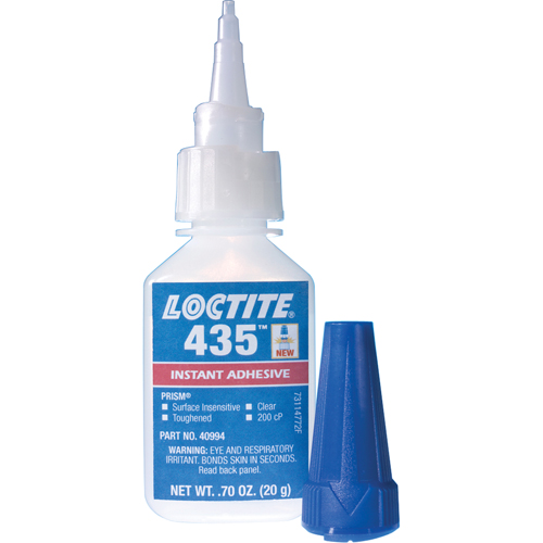 Adh&eacute;sif instantan&eacute;  431 pour toute surface, Transparent, Bouteille, 20 g Duraquip Inc