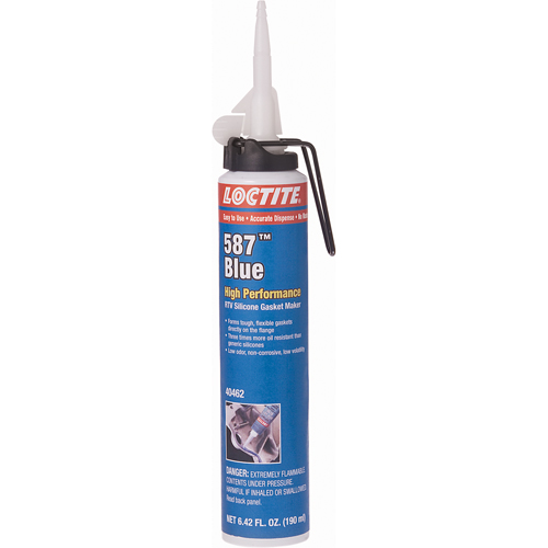 587 High Performance RTV Silicone Gasket Maker, Cartridge, Blue Duraquip Inc