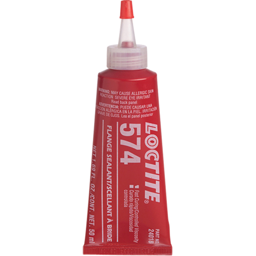 Scellant &agrave; collerettes 574 &agrave; s&eacute;chage rapide, Tube, Orange Duraquip Inc