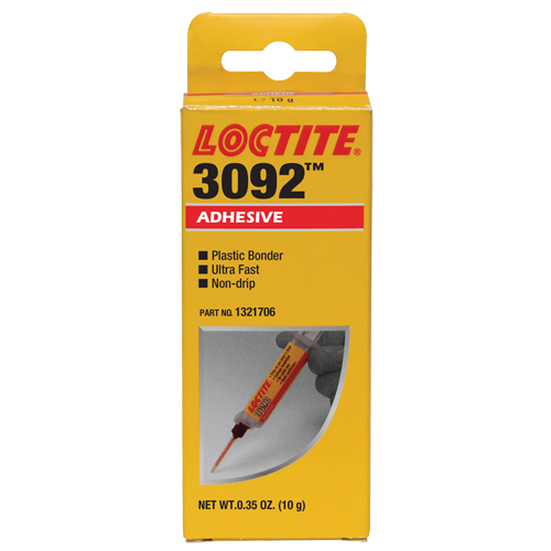 Adh&eacute;sif en deux parties 3092, Transparent, Cartouche, 0,35 oz Duraquip Inc