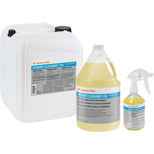 Power Cleaner 100 High Strength Acidic Cleaner, 20 L, Pail Duraquip Inc