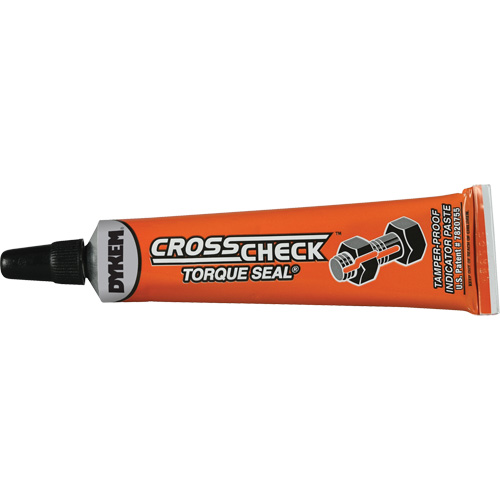 Cross Check Torque Seal&reg; Tamper-Proof Indicator Paste, 1 fl. oz., Tube, Orange Duraquip Inc