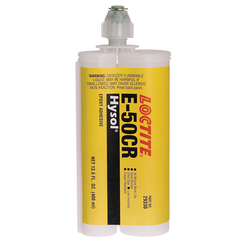 Adh&eacute;sif structurel pour le verre E-30CL, 200 ml, Cartouche double, Deux composants, Ultra clair Duraquip Inc