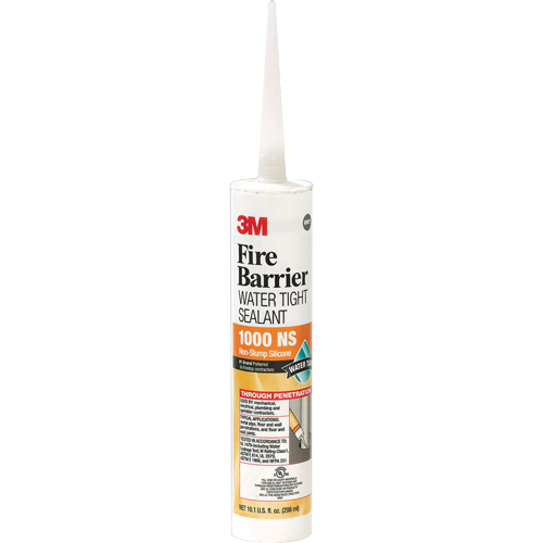 Scellant ignifuge, 0,3 L, Cartouche, Gris Duraquip Inc