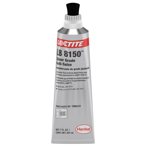 Silver Grade Anti-Seize, Tube, 1600°F (871°C) Max. Temp. Duraquip Inc