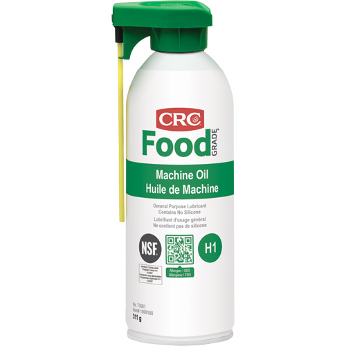 Food Plant Machine Oil, 312 g, Aerosol Can Duraquip Inc