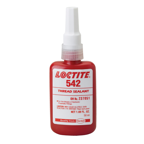 542 Thread Sealant, Bottle, 50 ml, -54° C - 149° C/-65° F - 300° F Duraquip Inc