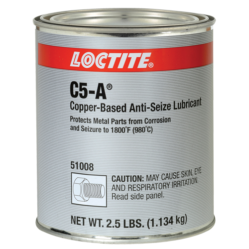 Loctite&reg; 8008 C5-A Copper Anti-Seize Lubricant, 2.5 lbs., Can, 1800°F (982°C) Max Temp. Duraquip Inc