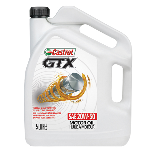 GTX&reg; 10W50 Motor Oil, 5 L, Jug Duraquip Inc