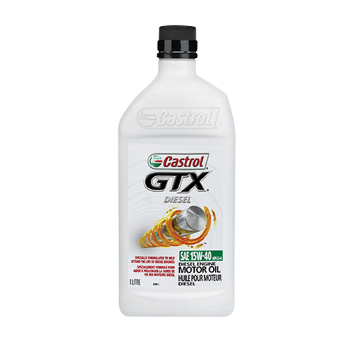 GTX&reg; DIESEL 15W40 Motor Oil, 1 L, Bottle Duraquip Inc
