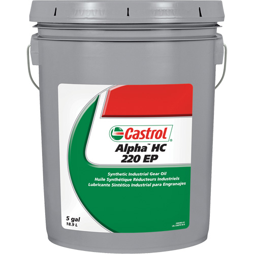Alpha HC EP 220 Synthetic Industrial Gear Oil, 18.93 L Duraquip Inc
