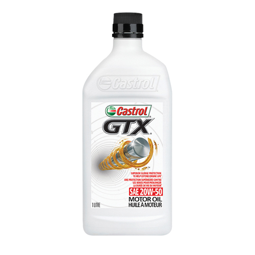 Huile &agrave; moteur 20W50 GTX, 1 L, Bouteille Duraquip Inc