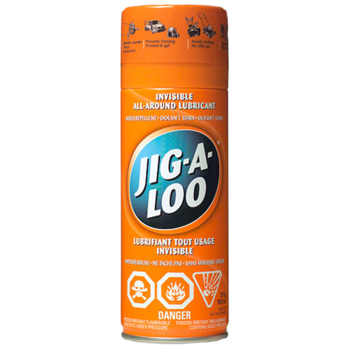 Lubrifiant &agrave; vaporiser Jig-A-Loo, Canette a&eacute;rosol Duraquip Inc