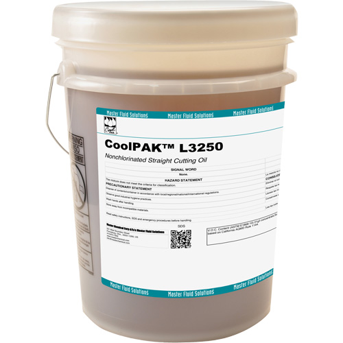 CoolPAK Nonchlorinated Straight Cutting Oil, Pail Duraquip Inc