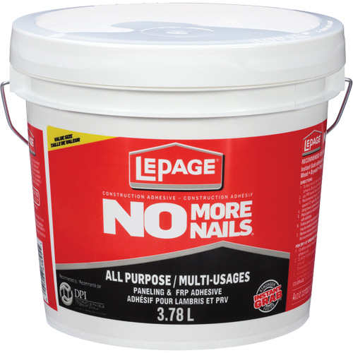 No More Nails&reg; All-Purpose Construction Adhesive Duraquip Inc