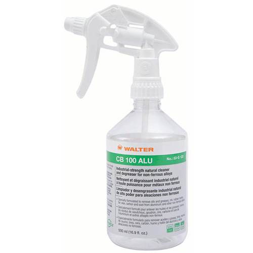 Nettoyant et d&eacute;graissant naturel CB 100 ALU, Bouteille &agrave; g&acirc;chette Duraquip Inc
