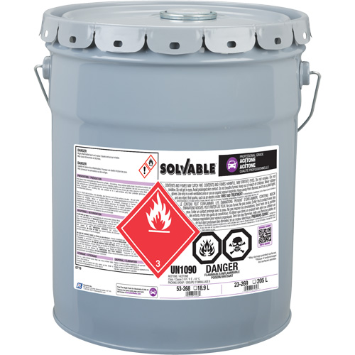 Ac&eacute;tone liquide, 18,9 L Duraquip Inc