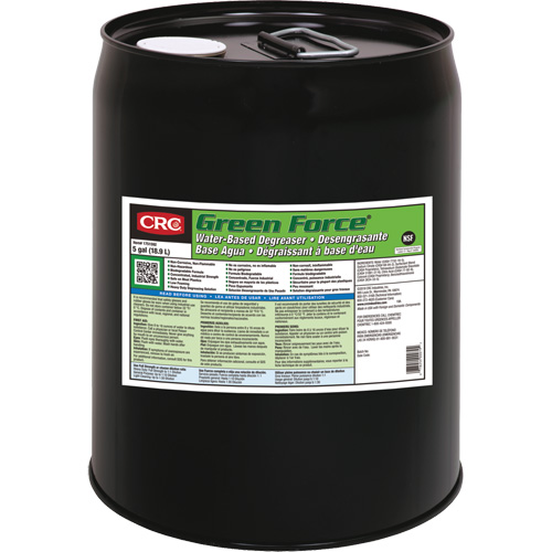Green Force&reg; Water-Based Degreaser, Pail Duraquip Inc