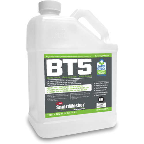 BT5 Ready-To-Use Degreasing Solution, Jug Duraquip Inc