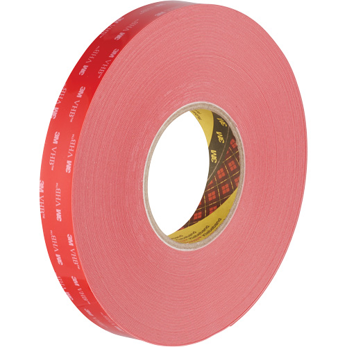 VHB Tape, 32.9 m (108') L x 1117.6 mm (44") W, 0.015 mm, Acrylic Duraquip Inc