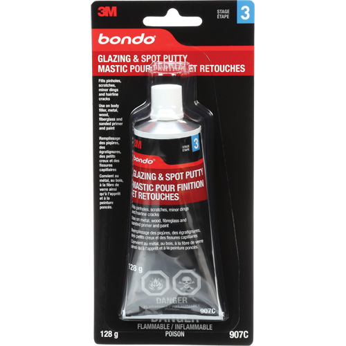 Bondo&reg; Glazing & Spot Putty, 4.5 oz., Tube Duraquip Inc